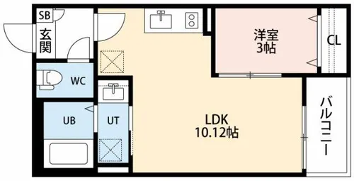 Jack hishiike Ⅰ【2階】の間取り