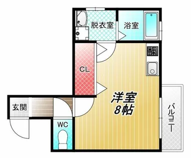 プチコート八尾本町【1階】の間取り