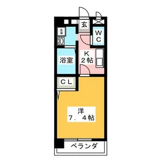 Phoenix Orido【4階】の間取り