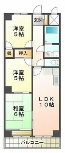 レジデンス清水が丘【5階】の間取り