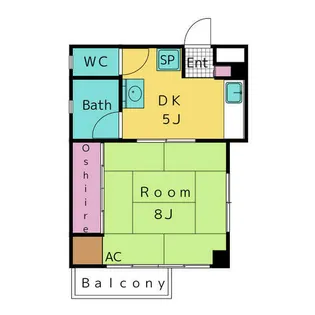 ゆたかビル【4階】の間取り