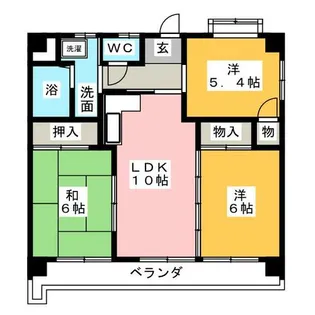 KIN KON 館【4階】の間取り