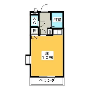 NWマンション【2階】の間取り