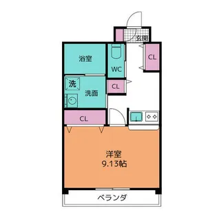 さるびあ牛田【1階】の間取り
