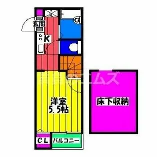 福岡県福岡市博多区諸岡3丁目【アパート】の間取り