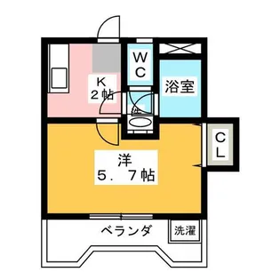 シティビル大曽根 -21-【3階】の間取り