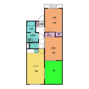 ラ・フォーレ矢田No.1【1階】の間取り