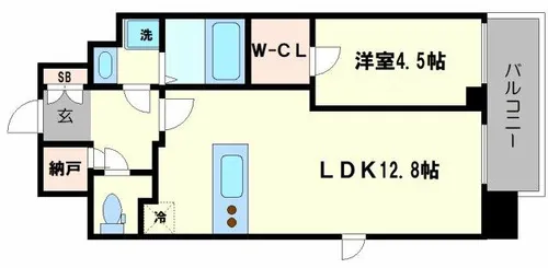 Splendide NAMBAIII【7階】の間取り