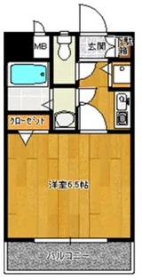 ロマネスク下到津【4階】の間取り