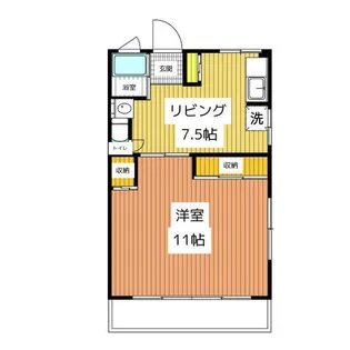 片原増田ビル【3階】の間取り