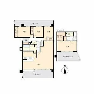 サムティレジデンス東山公園【4階】の間取り
