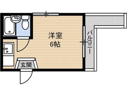 ロイヤル摂津【5階】の間取り