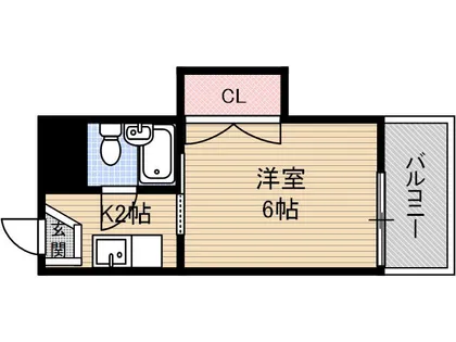 ロイヤル摂津【405号室】の間取り