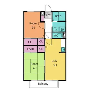 BEELINEいなば (ビーラインイナバ)【2階】の間取り