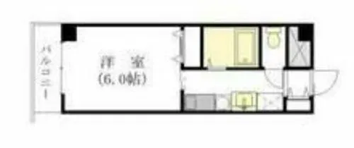 ジュネス高井田【2階】の間取り
