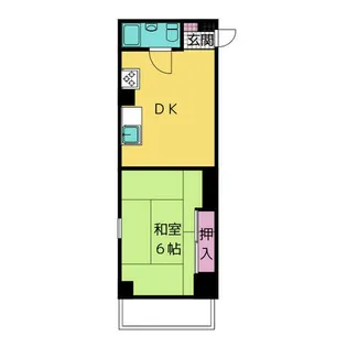 第2ニシノビル【3階】の間取り