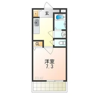 グランソレイユK&J壱番館【2階】の間取り