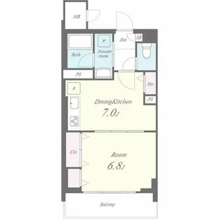 ジェネラーダ【101号室】の間取り