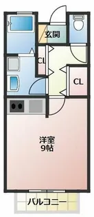 クレシタ神ノ輪Ⅱ【2階】の間取り