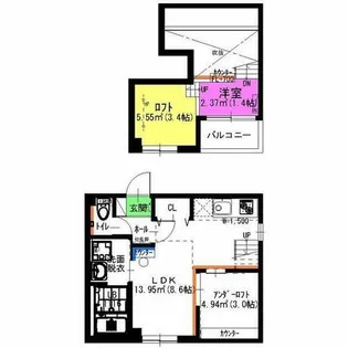 Le Lien Link【1階】の間取り