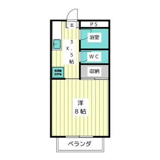 ラフォーレ駒方 A棟【1階】の間取り