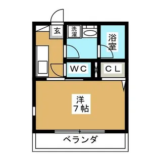 エスポワールⅡ【1階】の間取り