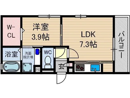 パレ ブロン【1階】の間取り
