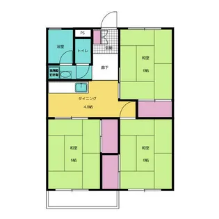 スターハイツ臨海B【2階】の間取り