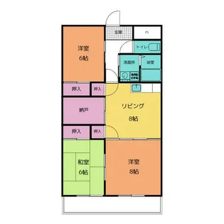 3SDKの間取り画像