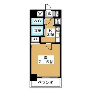 プレサンス泉アーバンゲート【11階】の間取り