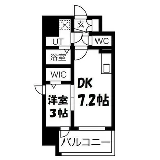 エスリード泉 外堀通【6階】の間取り
