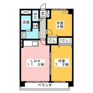 コンフォートR&M【1階】の間取り