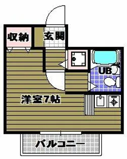 ラビクレール【3階】の間取り