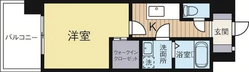 福岡県福岡市博多区千代2丁目【マンション】の間取り