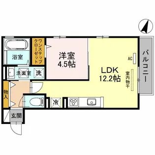 ディープログレス【2階】の間取り
