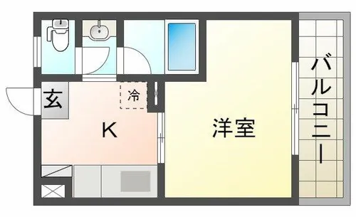ファーストマンション【1階】の間取り