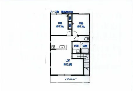 福岡県福岡市早良区重留2丁目【アパート】の間取り