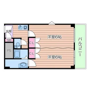 アバンティ貝塚Ⅱ番館【331号室】の間取り