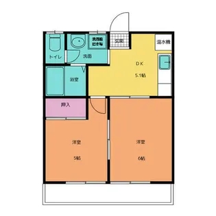 プリミエール協和【2階】の間取り