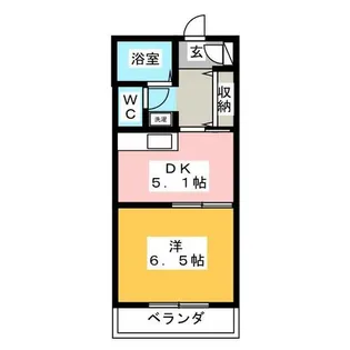 エスペランサⅡ【2階】の間取り
