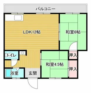 小林ハイツ【8号室】の間取り