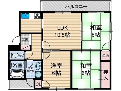 エスポアール前川【1階】の間取り