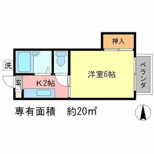 メガロンフィリア【2階】の間取り