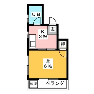コーポみゆき【3階】の間取り