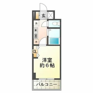 松下ハイツ瑞穂通【3階】の間取り
