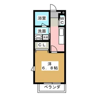 グレイス名城公園【1階】の間取り