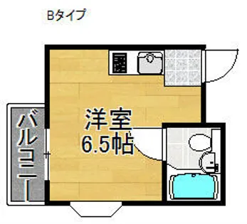 1Rの間取り画像