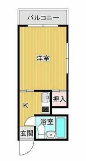 カツノハイツ【506号室】の間取り