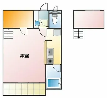 セザンヌ牧野【2階】の間取り