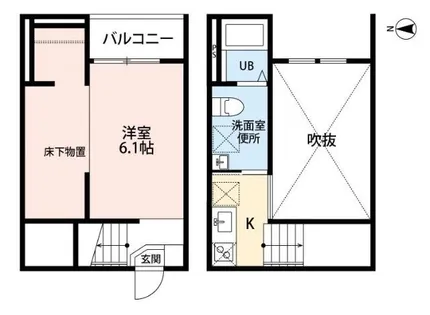 LaLa cote【2階】の間取り